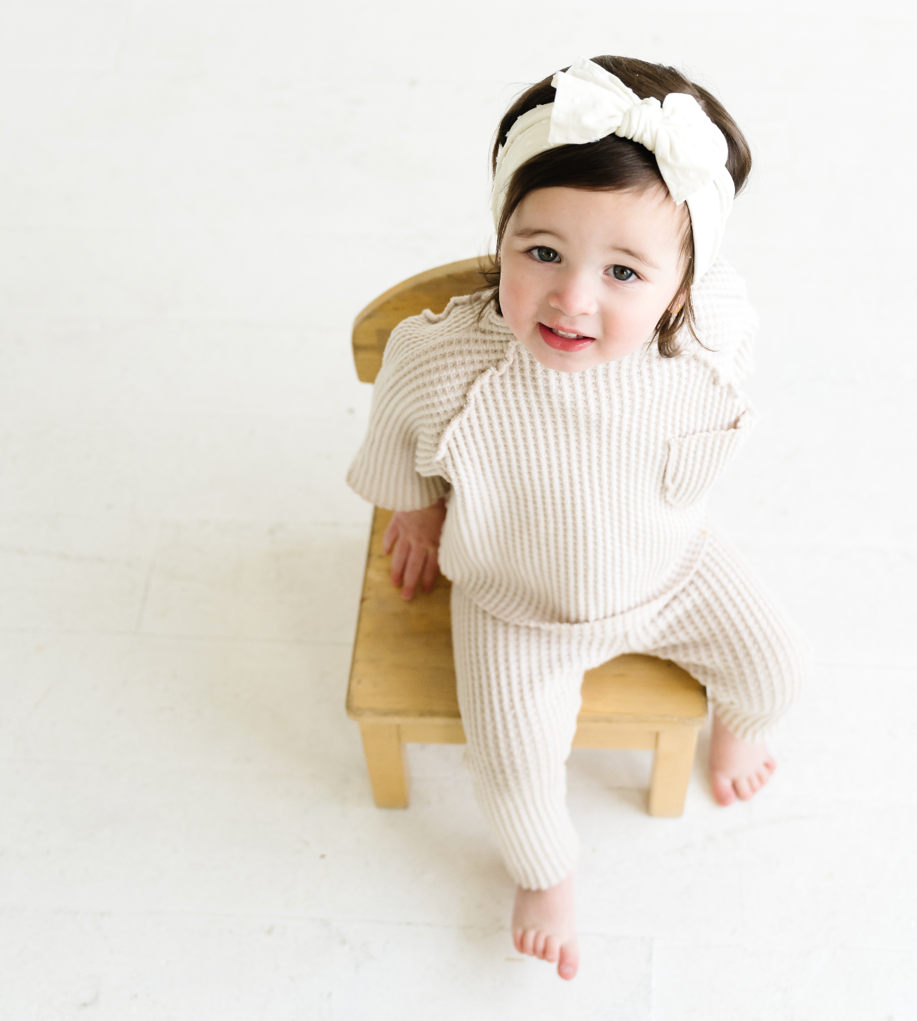 Shabby Dot Knot – Baby Bling Bows