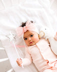 TULLE FAB: princess pink-Baby Bling Bows