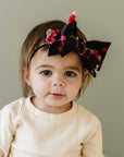 Soft Nylon Skinny Headband Velvet FAB-BOW-LOUS One Size: hot rose-Baby Bling Bows
