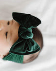 Soft Velvet Nylon Knot Headband One Size: cobalt-Baby Bling Bows
