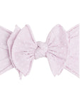 Soft Nylon/Spandex Dot Pattern Headband SHAB-BOW-LOUS One Size: thistle dot-Baby Bling Bows
