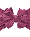FAB-BOW-LOUS: raspberry-Baby Bling Bows