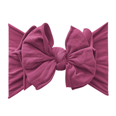 FAB-BOW-LOUS: raspberry-Baby Bling Bows