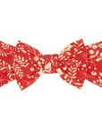 Soft Printed Nylon Headband One Size: red bough-Baby Bling Bows