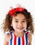 TULLE FAB® SKINNY: cherry foil star
