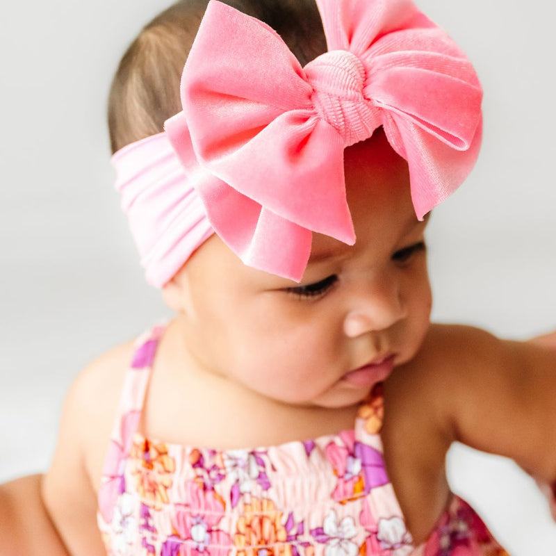 VELVET FAB®:  neon pink-a-boo