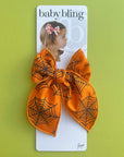 BELLE CLIP: orange web