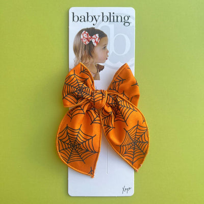 BELLE CLIP: orange web