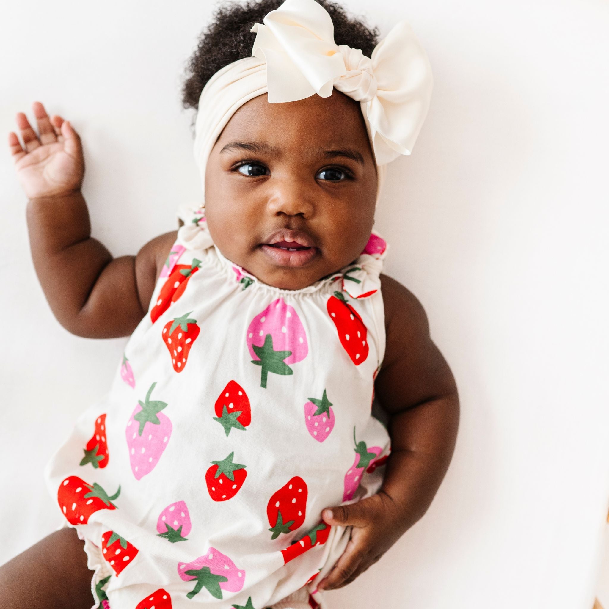 Oatmeal Satin Baby Bow | Baby Bling® – Baby Bling Bows