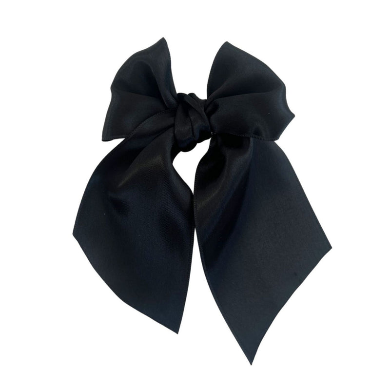 SATIN BELLE CLIP: black