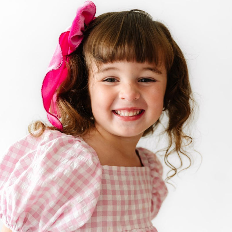 POINTED BIG BELLE CLIP: velvet hot pink