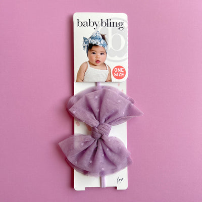 TULLE FAB® SKINNY: light orchid dot