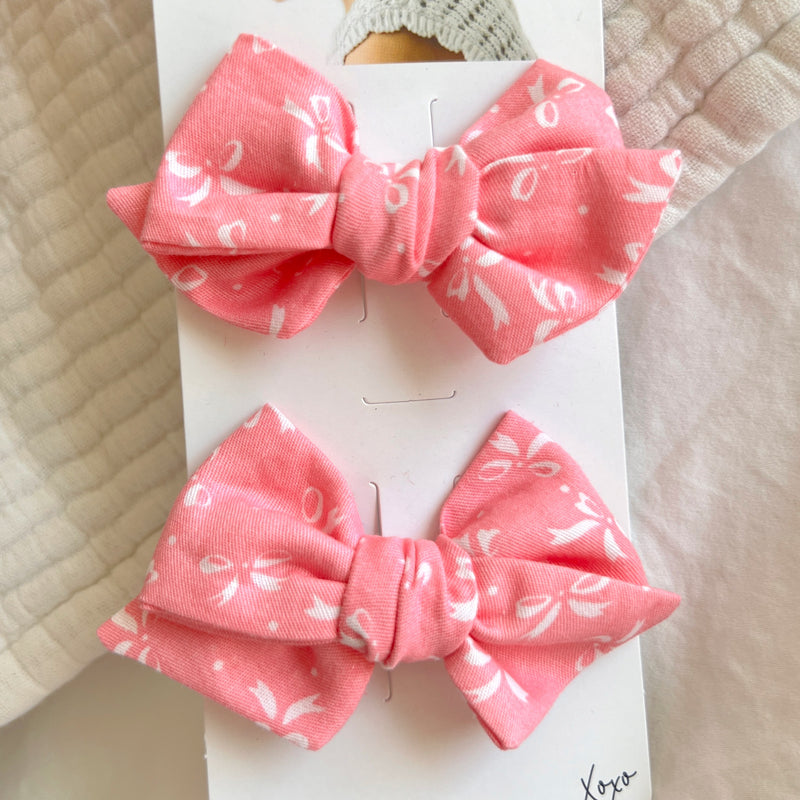 2PK BABY BLOOM CLIPS: bows