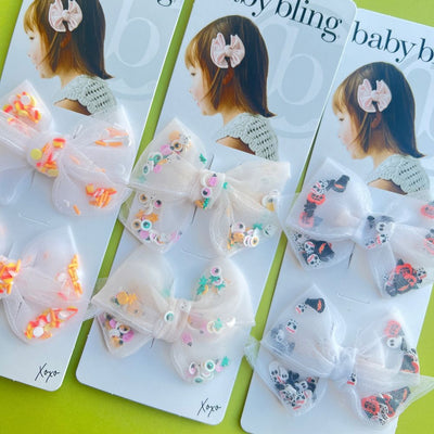 2PK SHAKER BABY BLOOM CLIPS: monster
