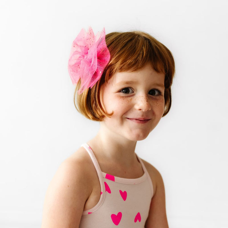 TULLE FAB® CLIP: glo glitter