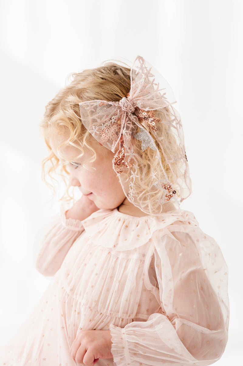 BIG BELLE CLIP: rose gold star