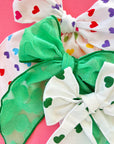POINTED BIG BELLE CLIP: clover fields