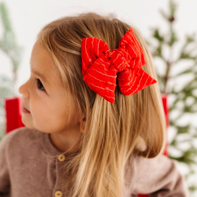BLOOM CLIP: red stripe