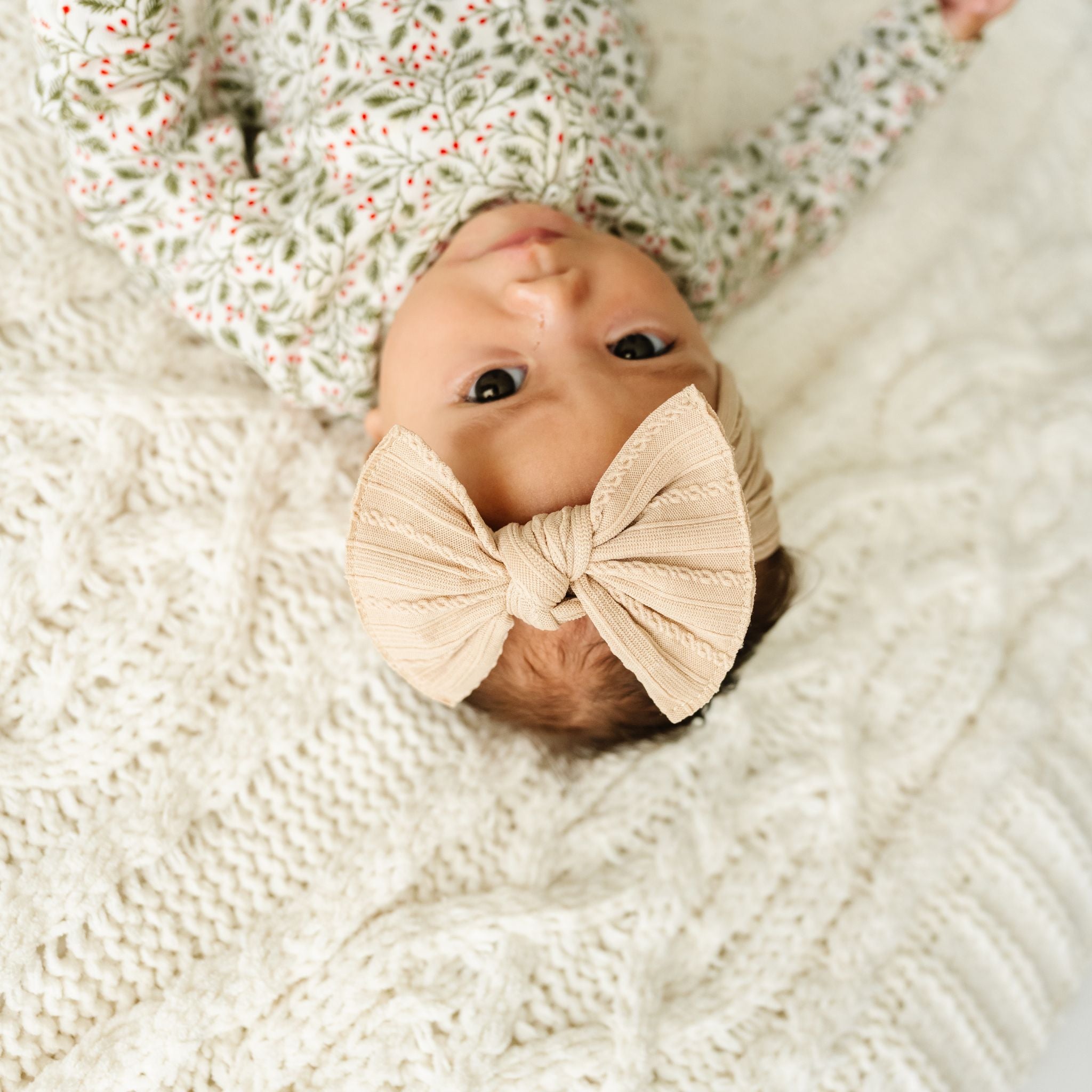 andmary￤Baby ribbon knit tops ANDMARY】Baby ribbon knit tops