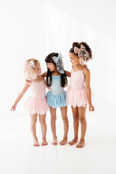 BIG BELLE CLIP: rose quartz butterfly