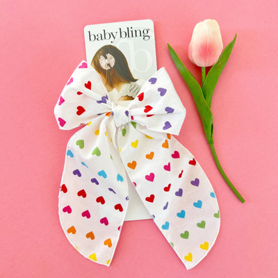 BIG BELLE CLIP: rainbow heart