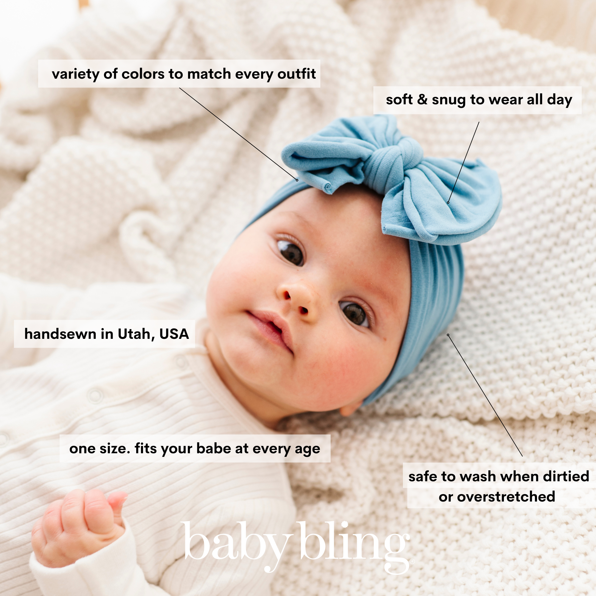 FAB-BOW-LOUS® – Baby Bling Bows