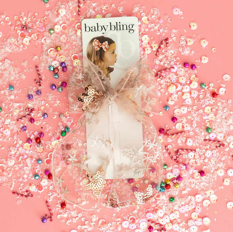 BIG BELLE CLIP: rose gold star