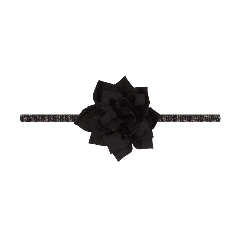 HOLIDAY POINSETTIA FLOWER SKINNY: black