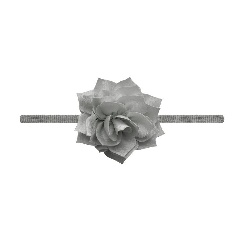 HOLIDAY POINSETTIA FLOWER SKINNY: silver