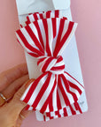 SPLASH SWIM FAB: red stripe
