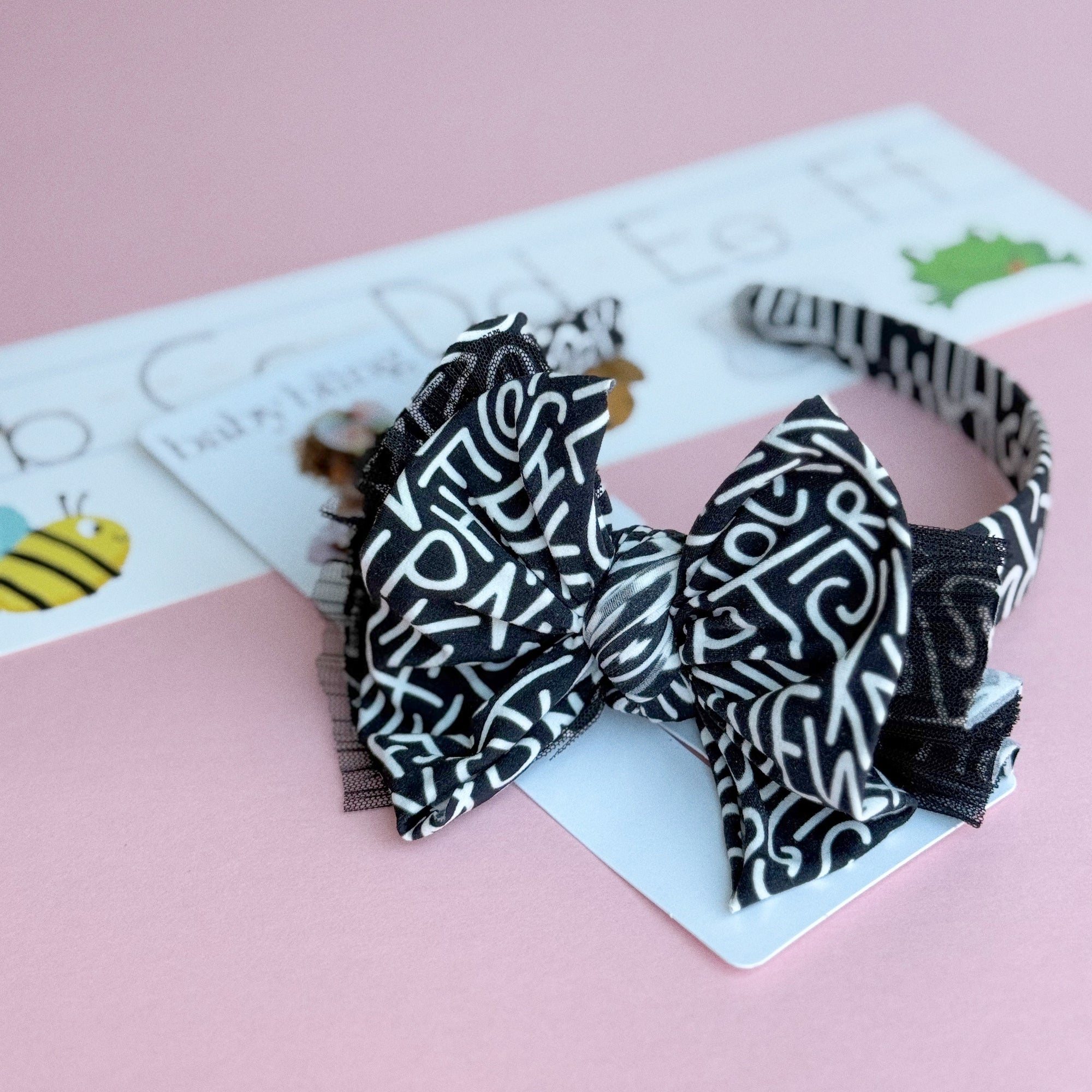 Printed Tulle FAB® Hard Headband
