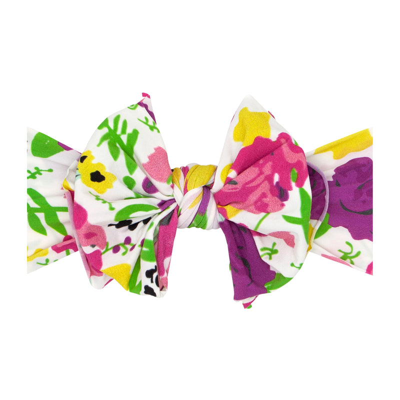 PRINTED FAB: white pop floral