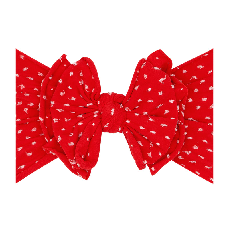 SHAB-BOW-LOUS: cherry / white dot