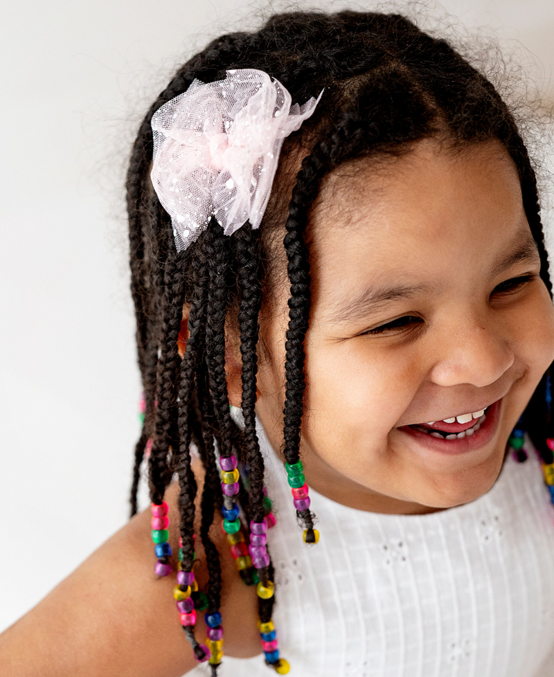 2PK TULLE BABY FAB CLIPS: princess pink