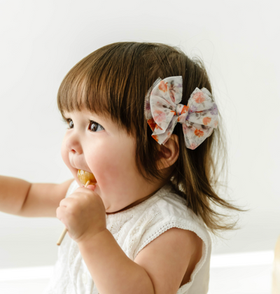 2PK TULLE BABY FAB CLIPS: cherries