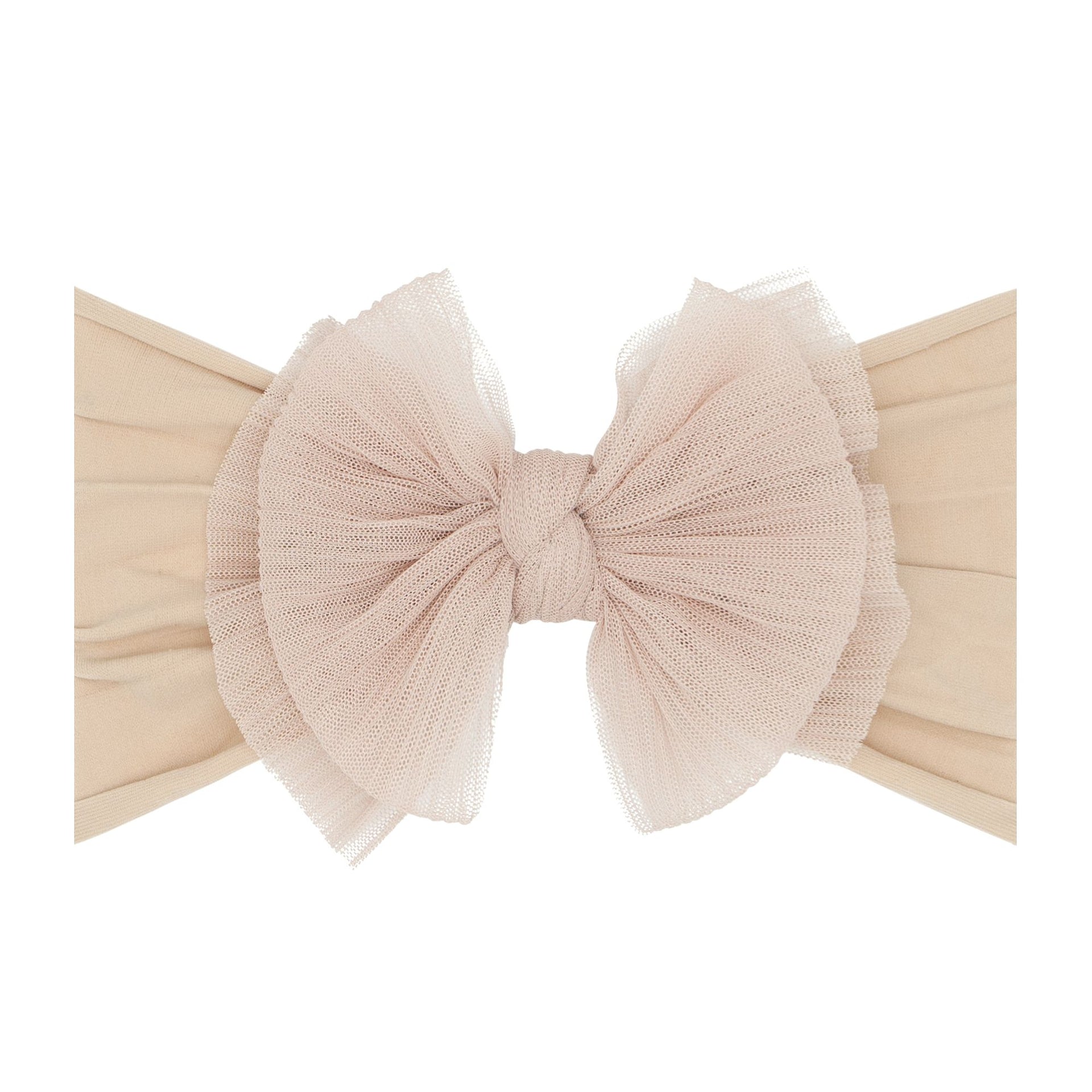 Tulle Blush Baby Bling Bow Tulle FAB® – Baby Bling Bows