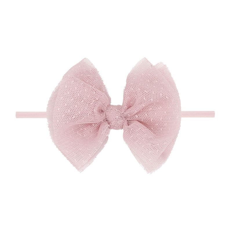 TULLE FAB® SKINNY: antique pink dot