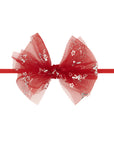 TULLE FAB® SKINNY: cherry foil star