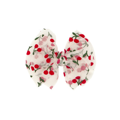 TULLE FAB CLIP: cherries