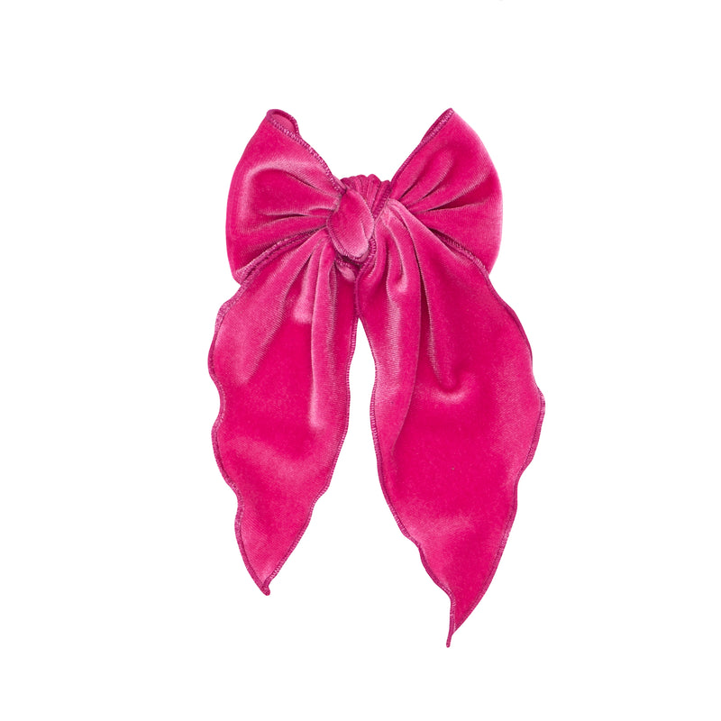POINTED BIG BELLE CLIP: velvet hot pink