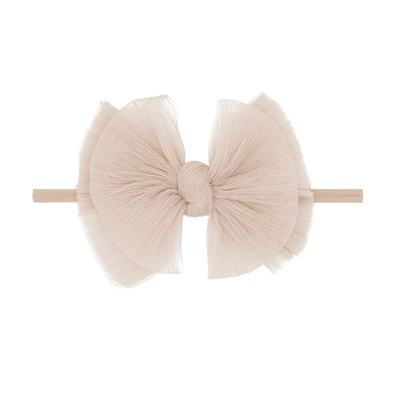 TULLE FAB® SKINNY: pleated blush