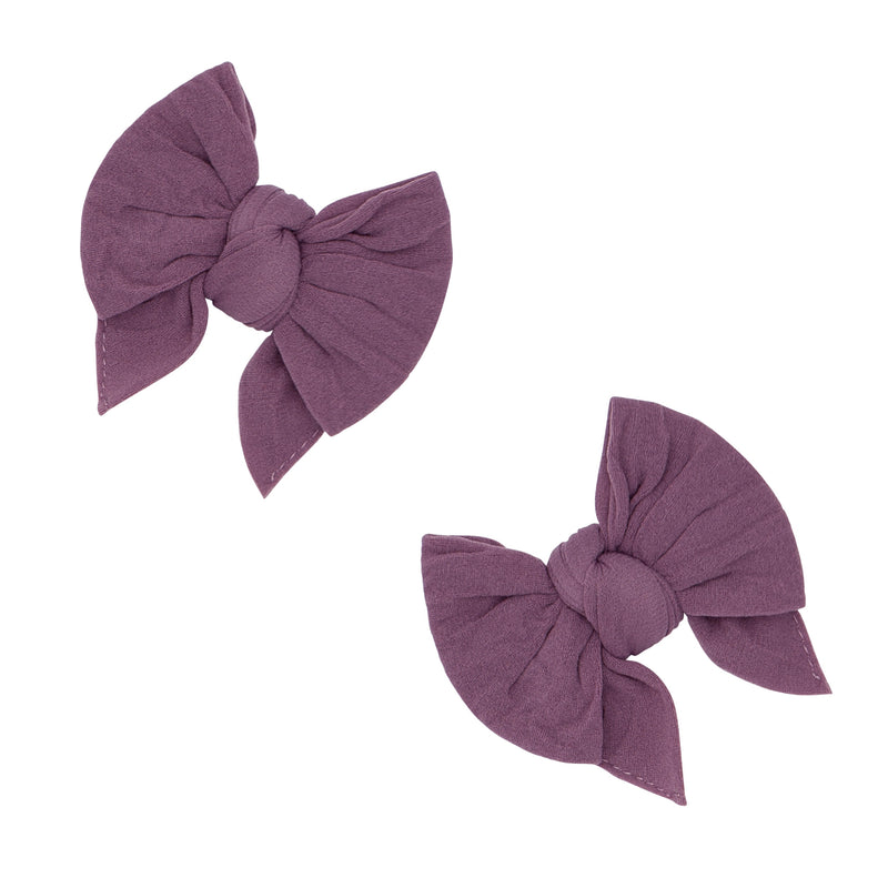 2PK BABY DEB CLIPS: lilac