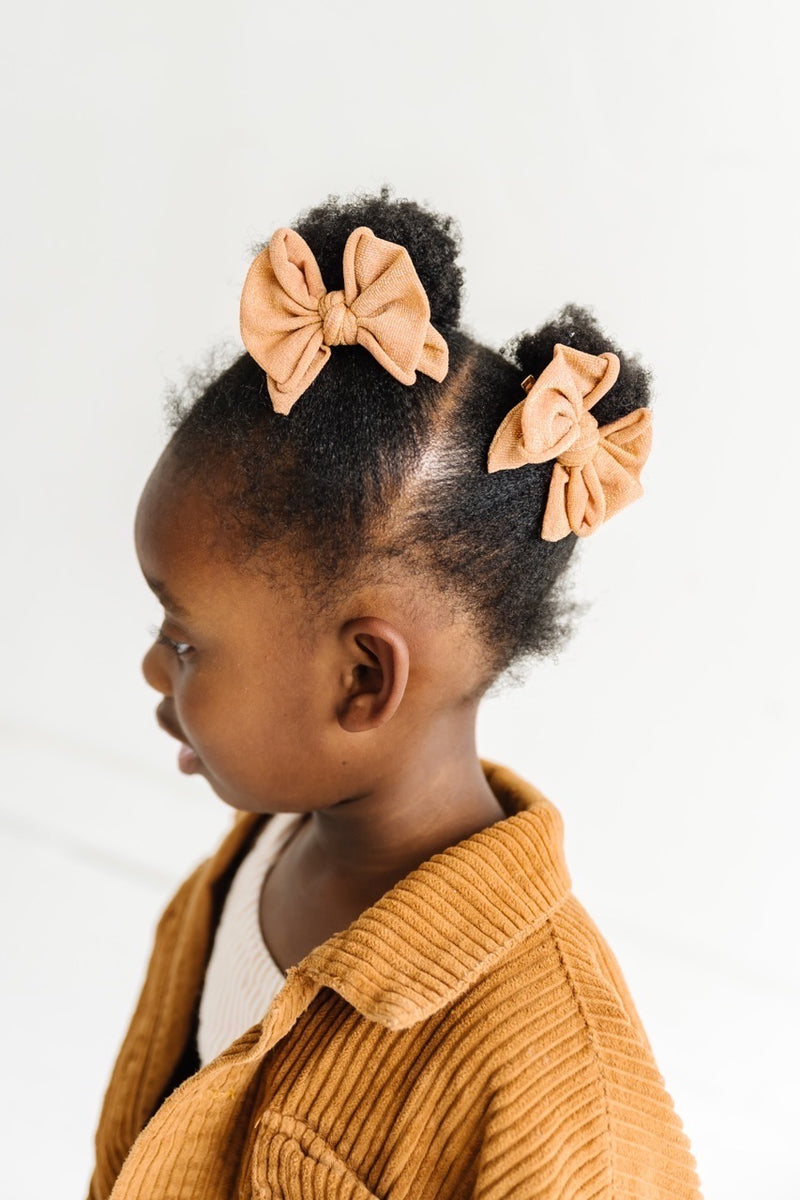 2PK METALLIC BABY DEB CLIPS: black