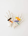 2 Pack Printed Acrylic Clips One Size: candy corn-Baby Bling Bows