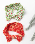 Soft Printed Nylon Headband One Size: holiday-Baby Bling Bows