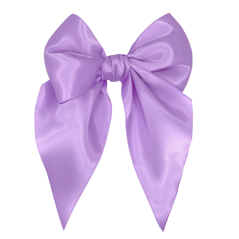 SATIN BIG BELLE CLIP: light orchid