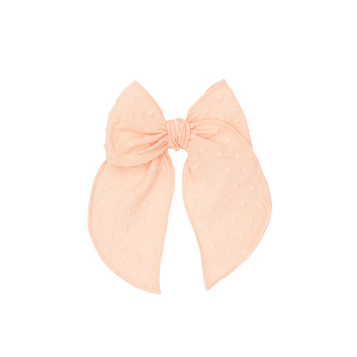 BELLE CLIP: clipped dot tropical peach