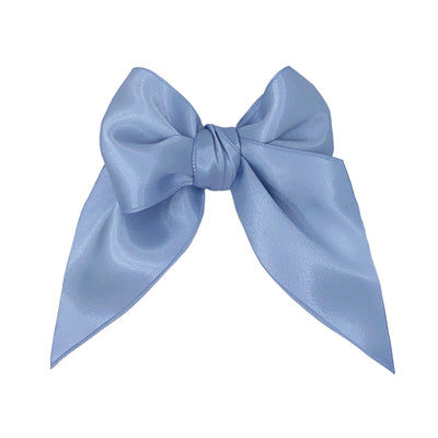 SATIN BELLE CLIP: french blue