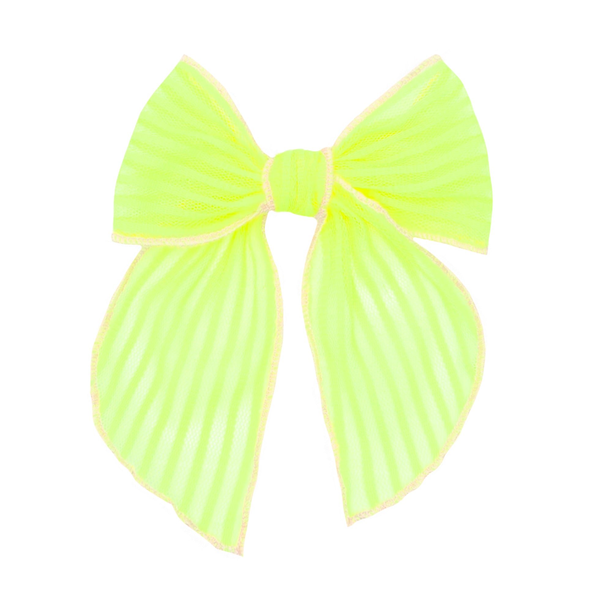 BELLE CLIP: neon safety yellow stripe