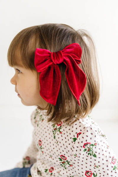 BELLE CLIP: velvet indigo glitter